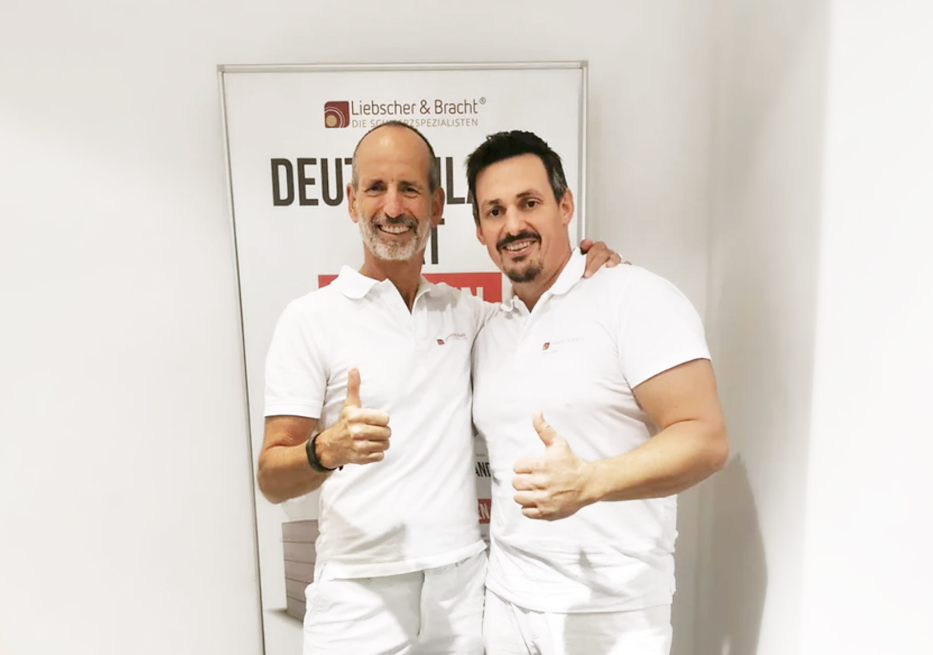 Linus Döbeli bei der Behandlung